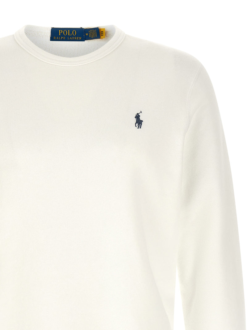Polo Ralph Lauren Sweat-shirt en coton blanc