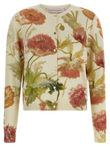 Carolina Herrera White Silk Cardigan for Women