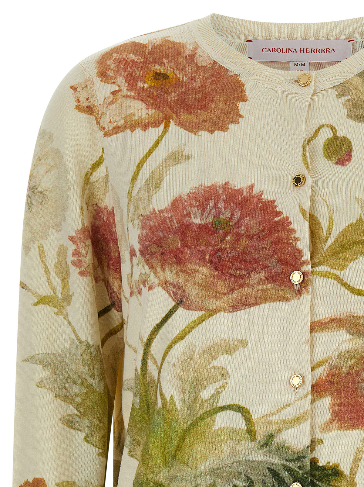 Carolina Herrera White Silk Cardigan for Women