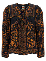 FARM RIO Cornely Ainika Multicolor Viscose Blouse