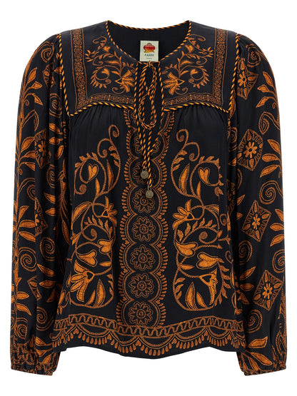 FARM RIO Multicolor Viscose Blouse
