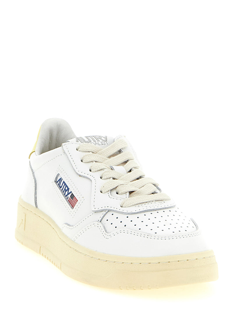 Autry Bicolor Cowhide Low Top Sneakers