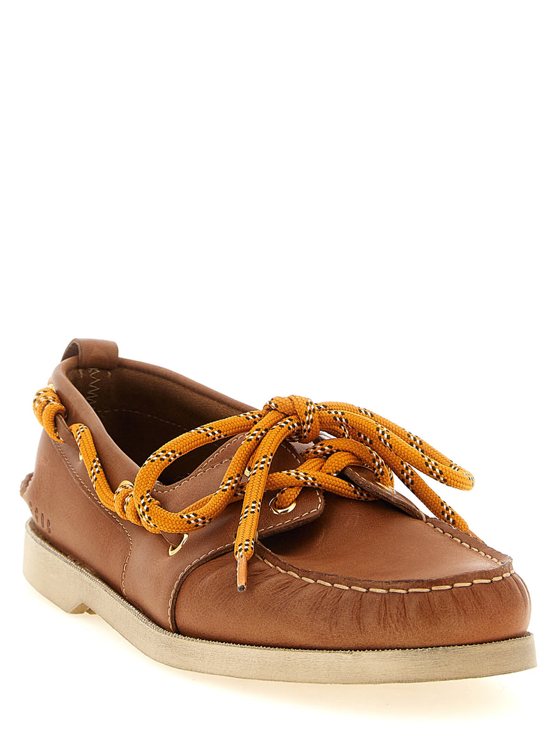 Golden Goose Brown Cowhide Slip-On Loafers for Men