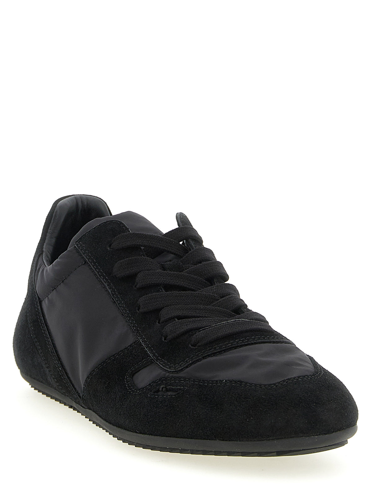 Baskets de sport Rick Owens en cuir de veau noir