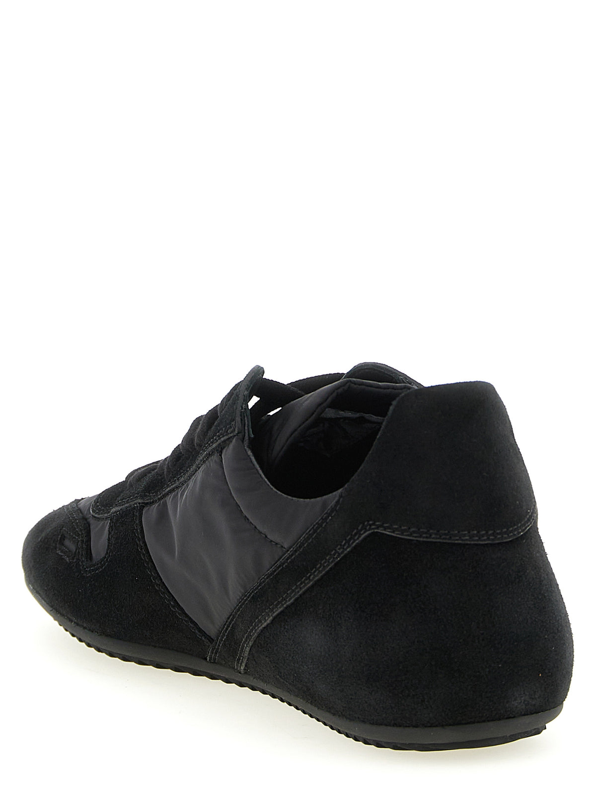 Baskets de sport Rick Owens en cuir de veau noir