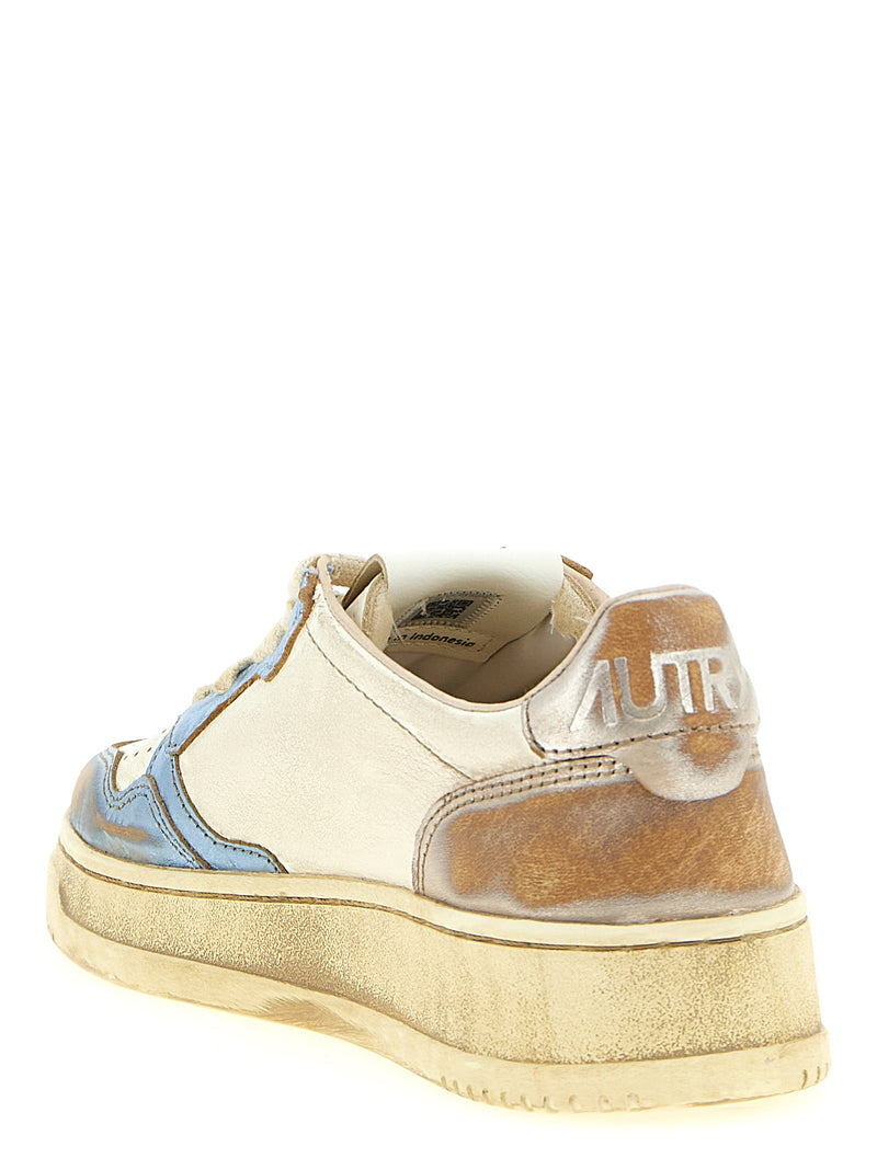 Baskets basses Autry Multicolor en cuir de veau