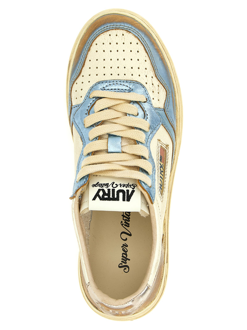 Baskets basses Autry Multicolor en cuir de veau