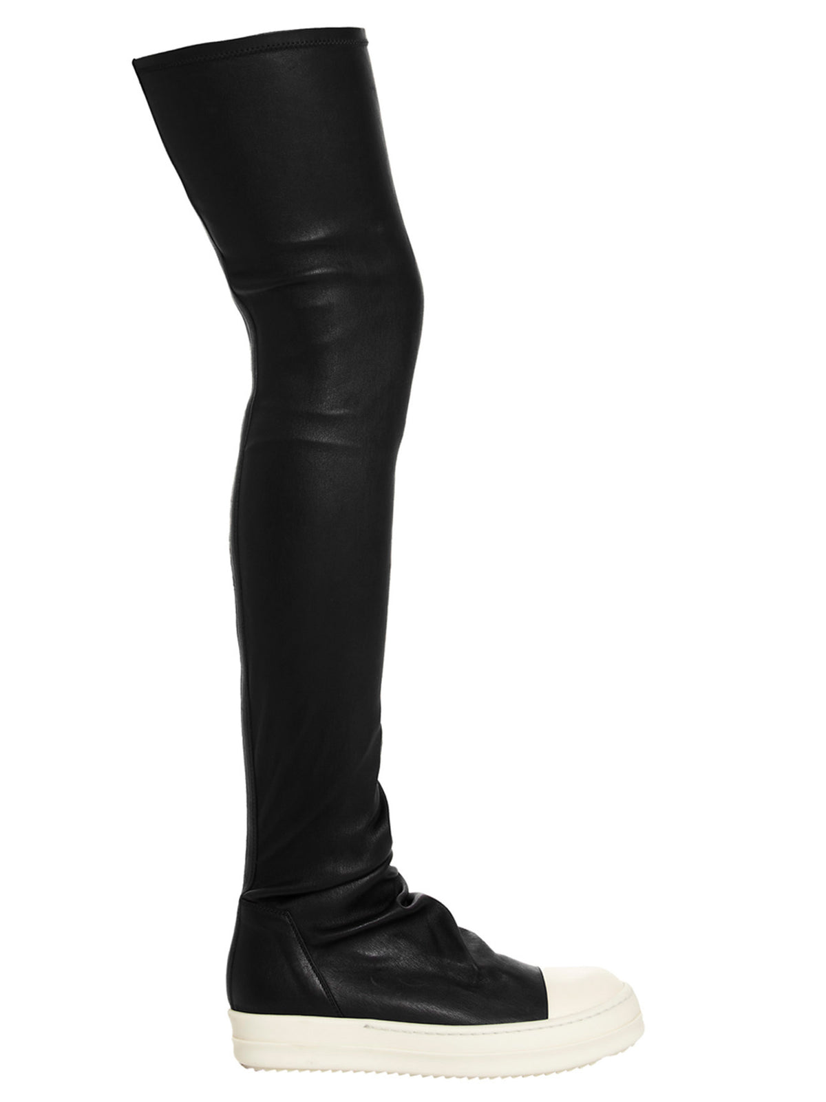 Rick Owens Coton Bicolore Au-Dessus Du Genou