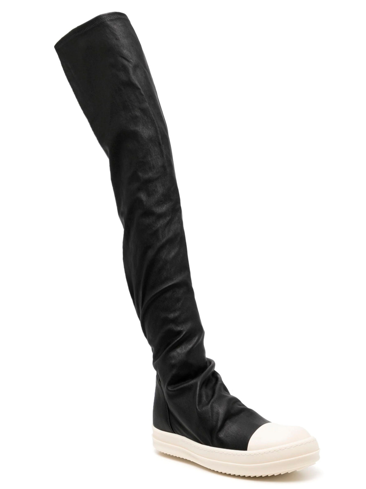 Rick Owens Coton Bicolore Au-Dessus Du Genou