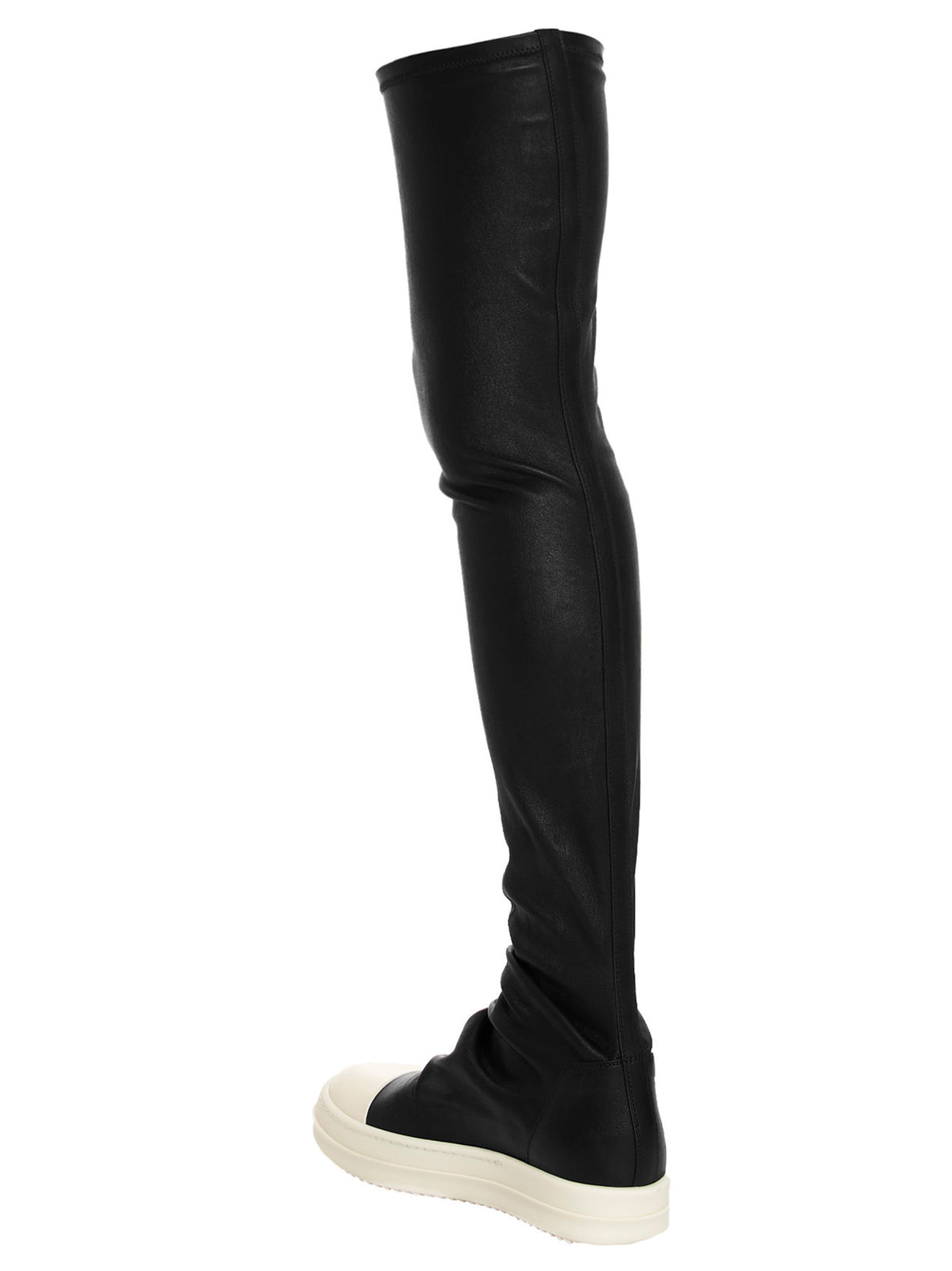 Rick Owens Coton Bicolore Au-Dessus Du Genou