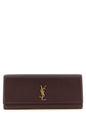 Saint Laurent Bordeaux Calfskin Clutch Bag
