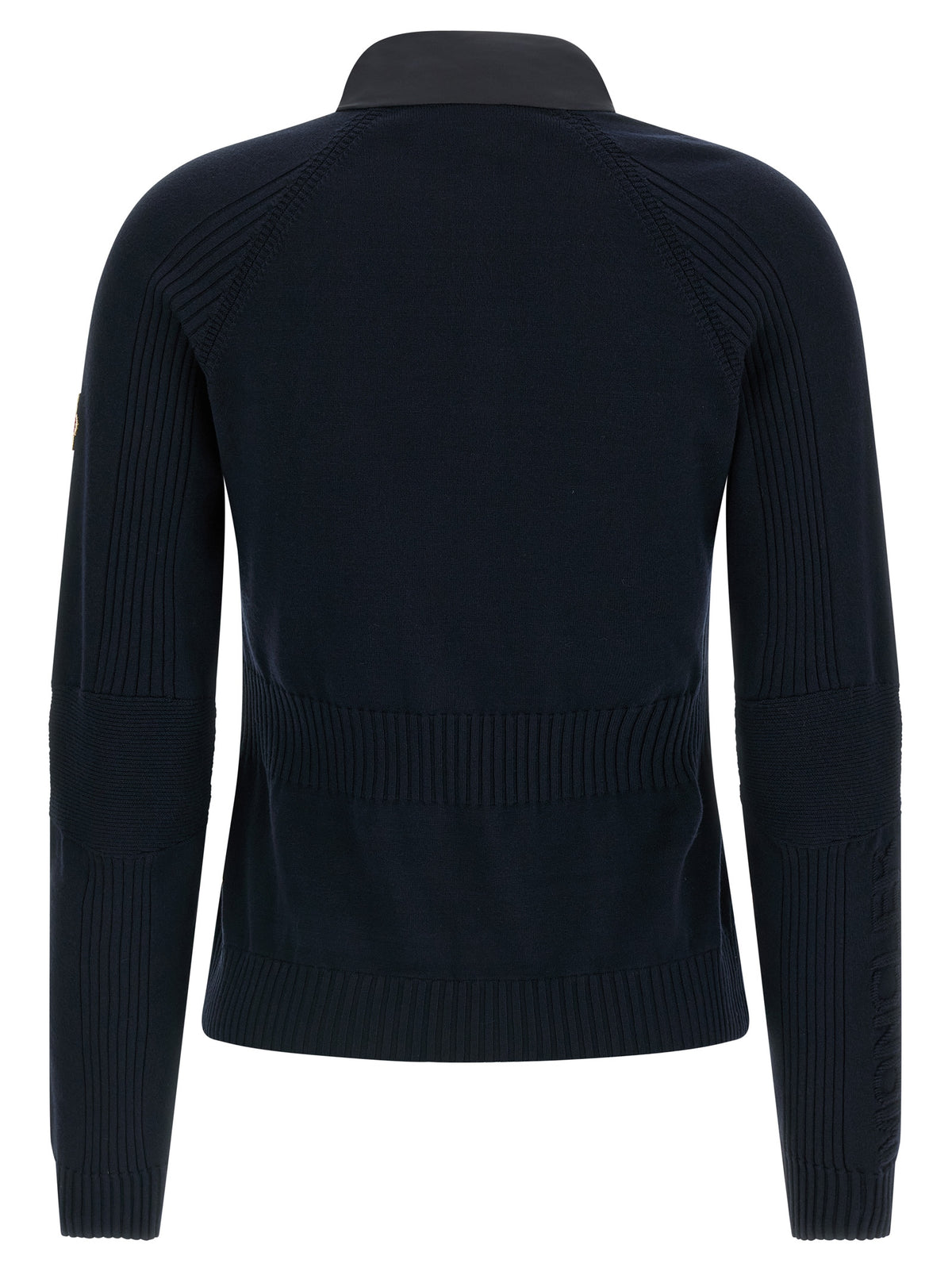 Moncler Grenoble Cardigan Femme en Polyamide Bleu
