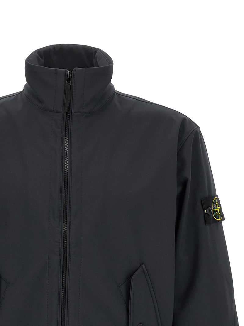 Veste Stone Island en polyester bleu