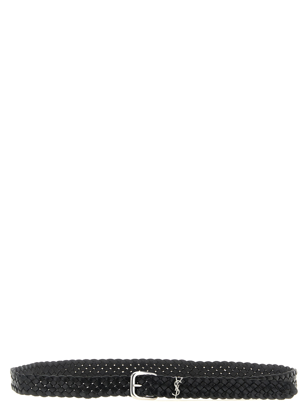Saint Laurent Black Calfskin Regular Belt - Luxurious Design