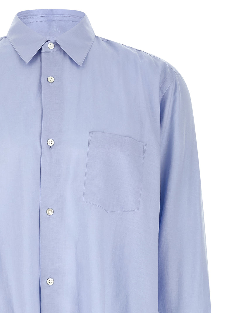 SSSTEIN Blue Cotton Blouse - Luxurious Japanese Craftsmanship