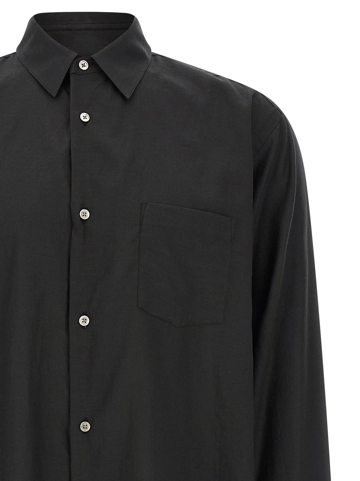 SSSTEIN Black Cotton Blouse - Luxurious Style for Men
