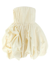 Carolina Herrera White Silk Short Dress