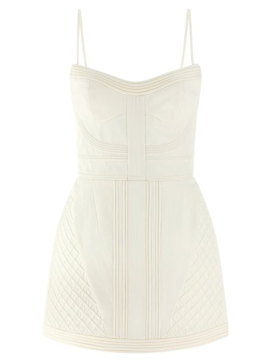 Zimmermann Rebellion White Cotton Mini Dress