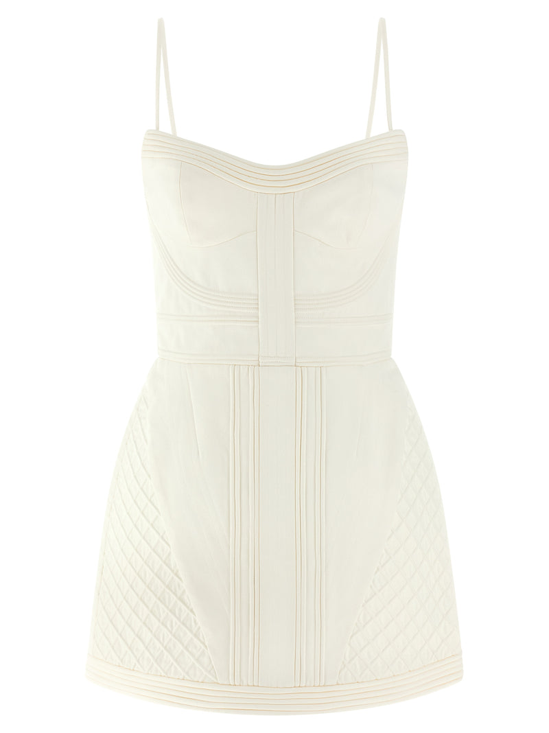 Zimmermann Rebellion White Cotton Mini Dress