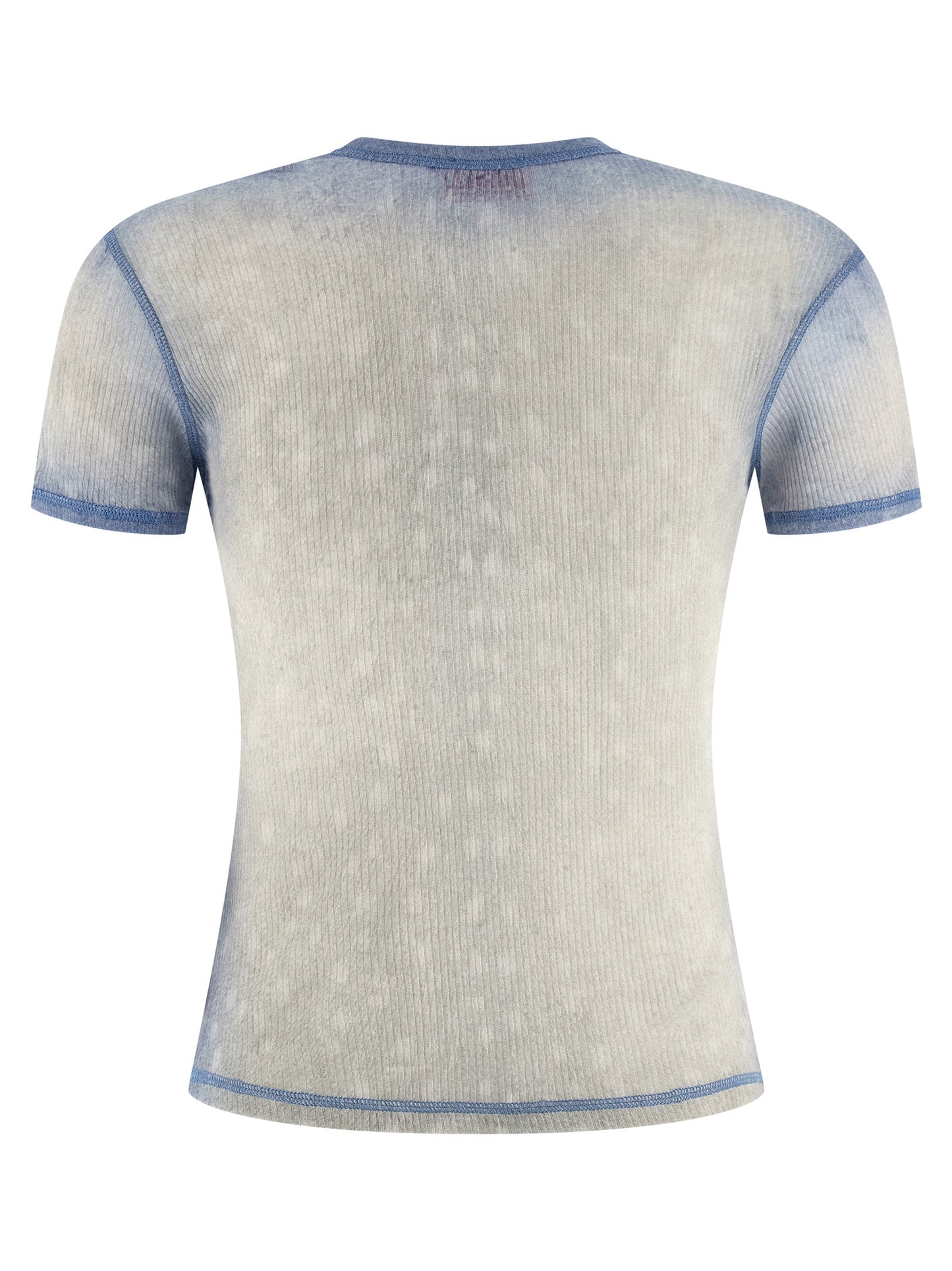T-shirt en coton bleu Diesel