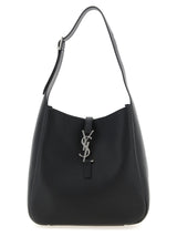 Sac porté épaule Saint Laurent en cuir de veau noir