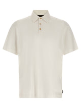 Polo ZANONE en coton blanc
