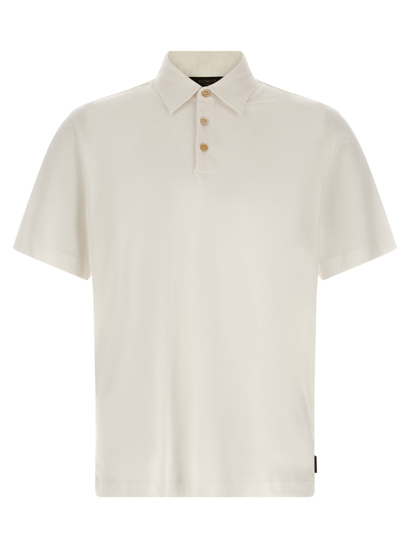 ZANONE White Cotton Polo Shirt