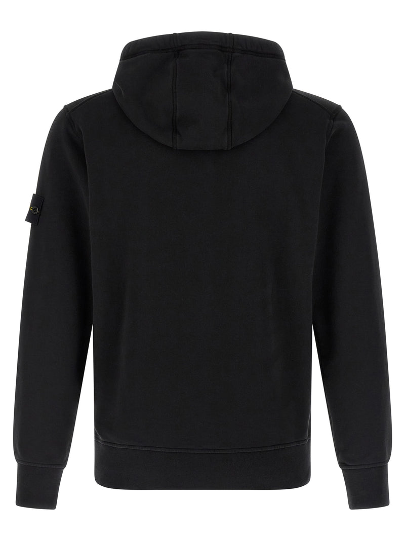 Stone Island Black Cotton Sweatshirt