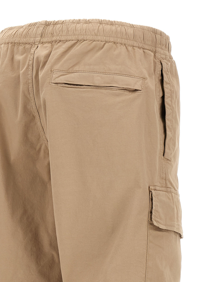 Pantalon cargo Stone Island en coton beige