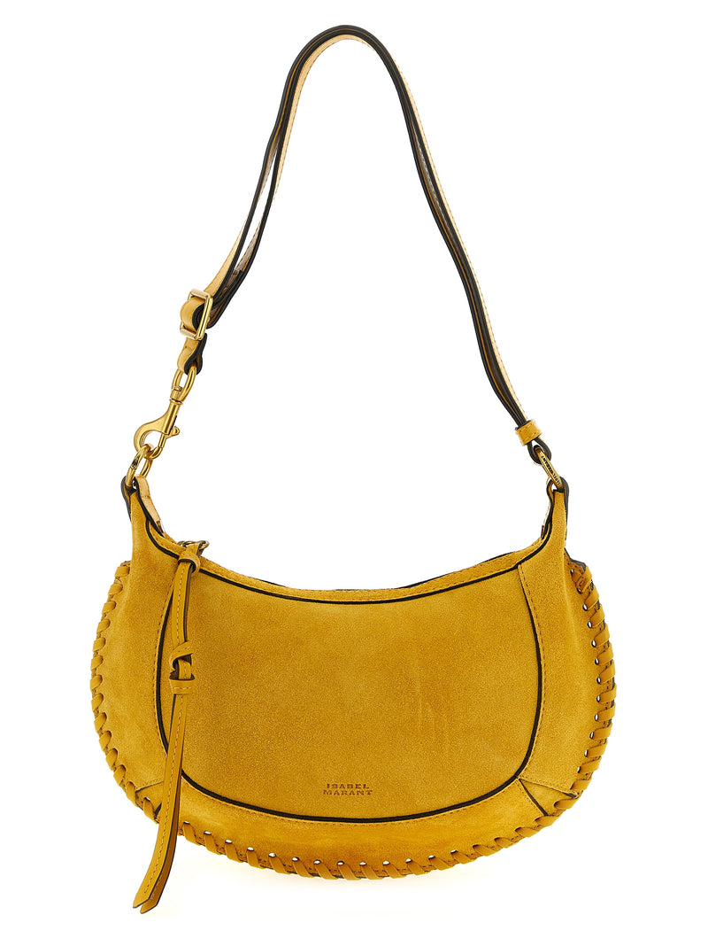 Isabel Marant Oskan Moon Bicolor Calfskin Shoulder Bag