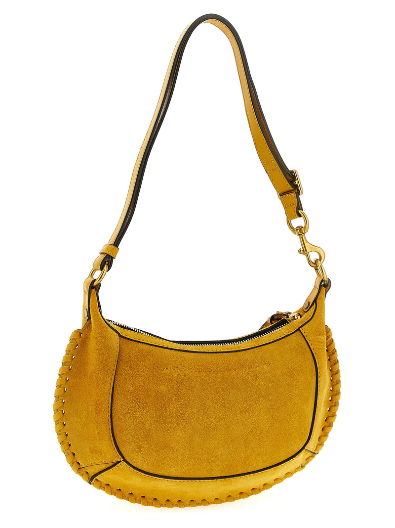Isabel Marant Oskan Moon Bicolor Calfskin Shoulder Bag