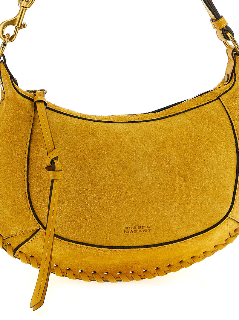 Isabel Marant Oskan Moon Bicolor Calfskin Shoulder Bag