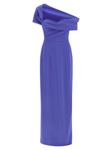Carolina Herrera Blue Polyester Long Dress