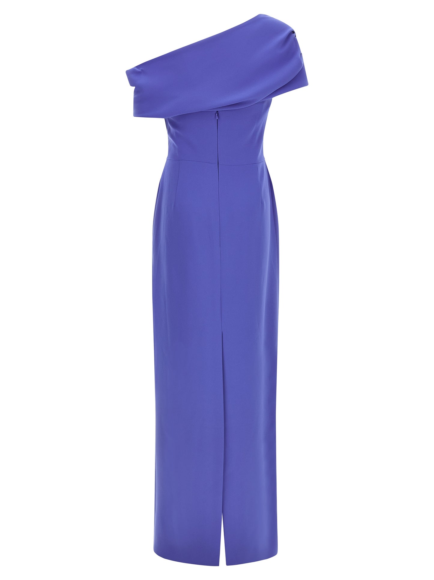 Carolina Herrera Blue Polyester Long Dress