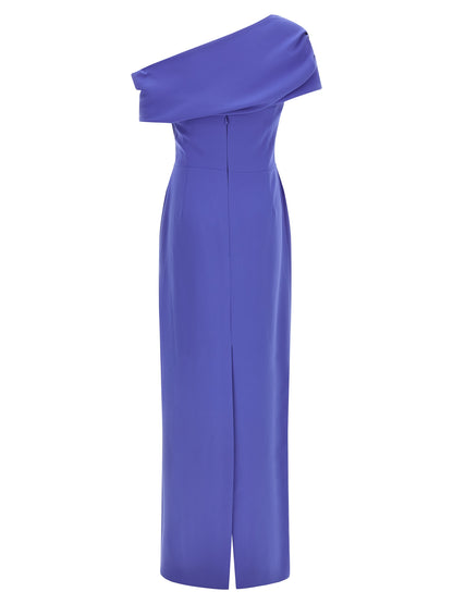 Carolina Herrera Blue Polyester Long Dress