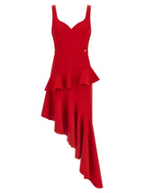 Robe midi multicolore en polyester CATALINA
