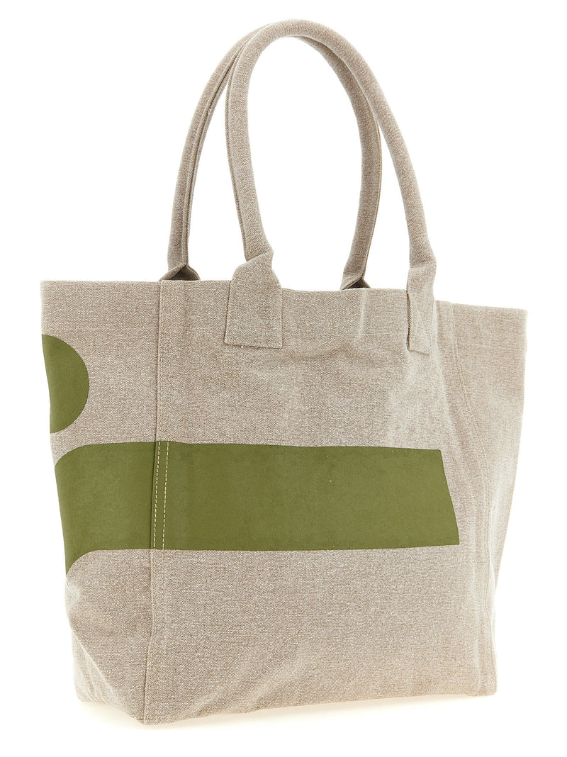 Isabel Marant Small Yenky Bicolor Cotton Tote Bag