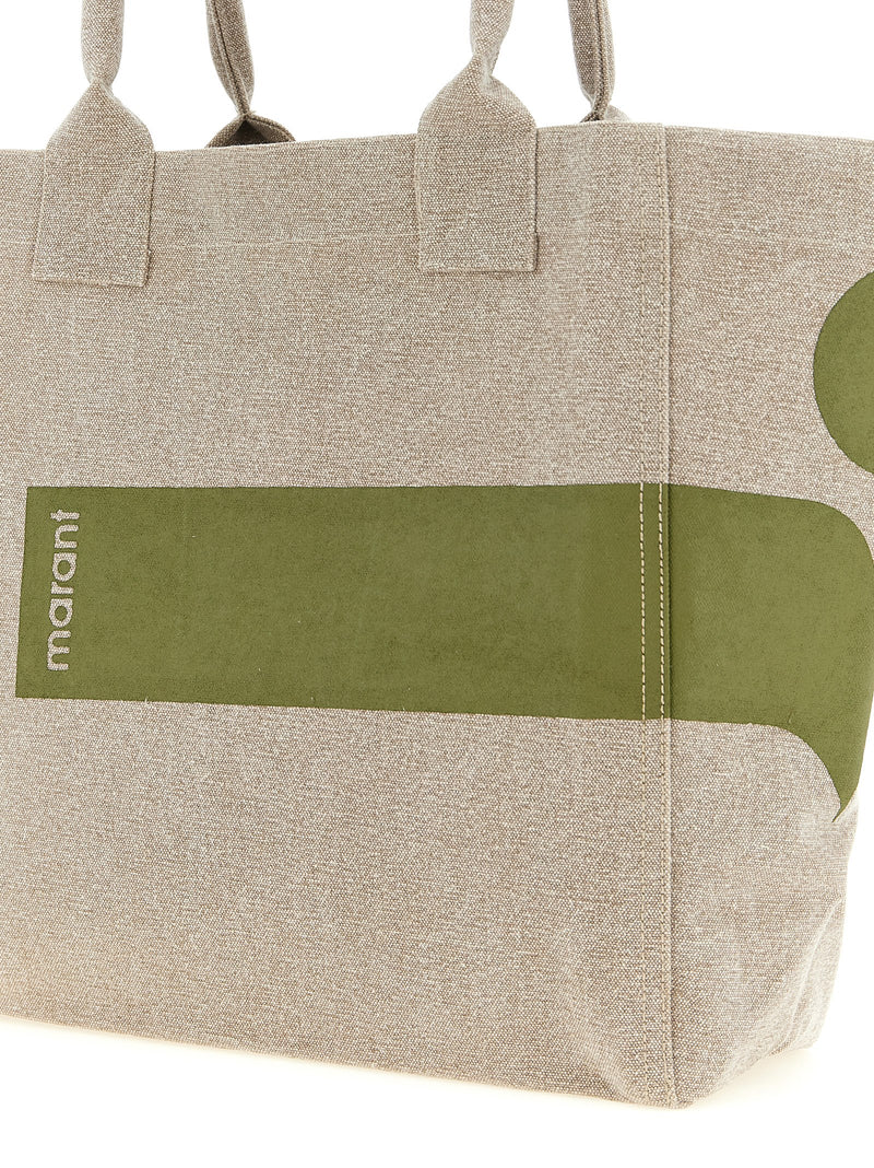 Isabel Marant Small Yenky Bicolor Cotton Tote Bag