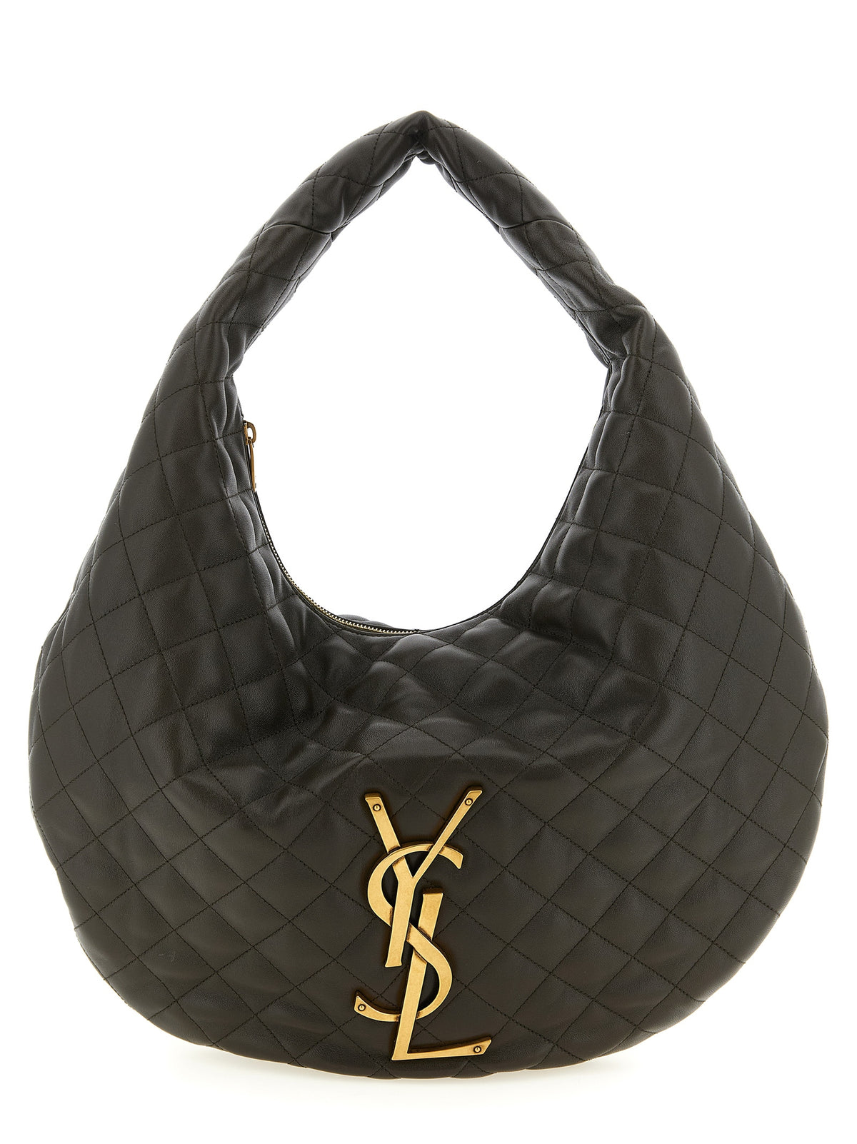 Sac bandoulière Saint Laurent en cuir d'agneau marron