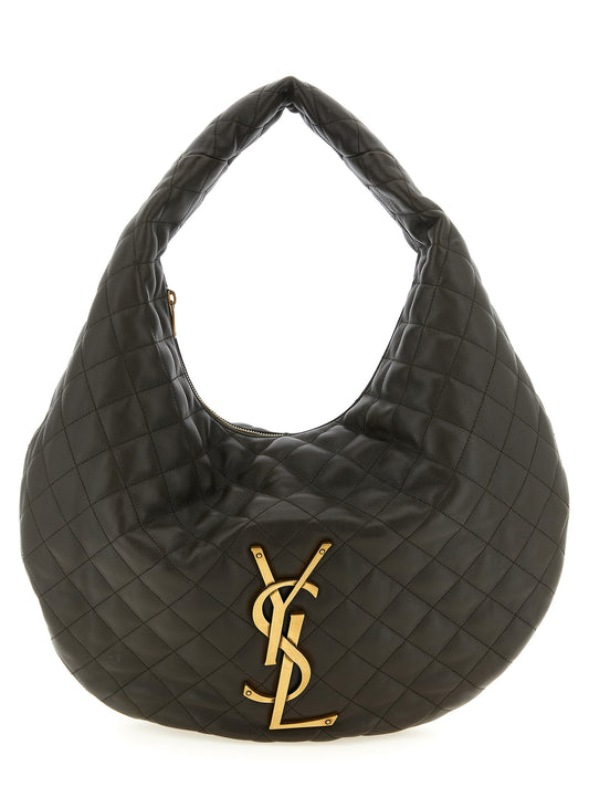 Sac bandoulière Saint Laurent en cuir d'agneau marron