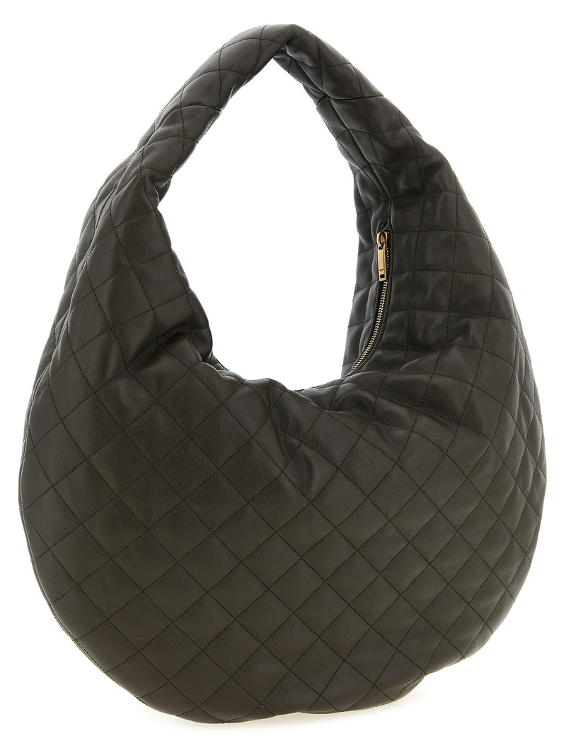 Sac bandoulière Saint Laurent en cuir d'agneau marron