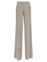 Rick Owens Gray Acetate Flared Pants
