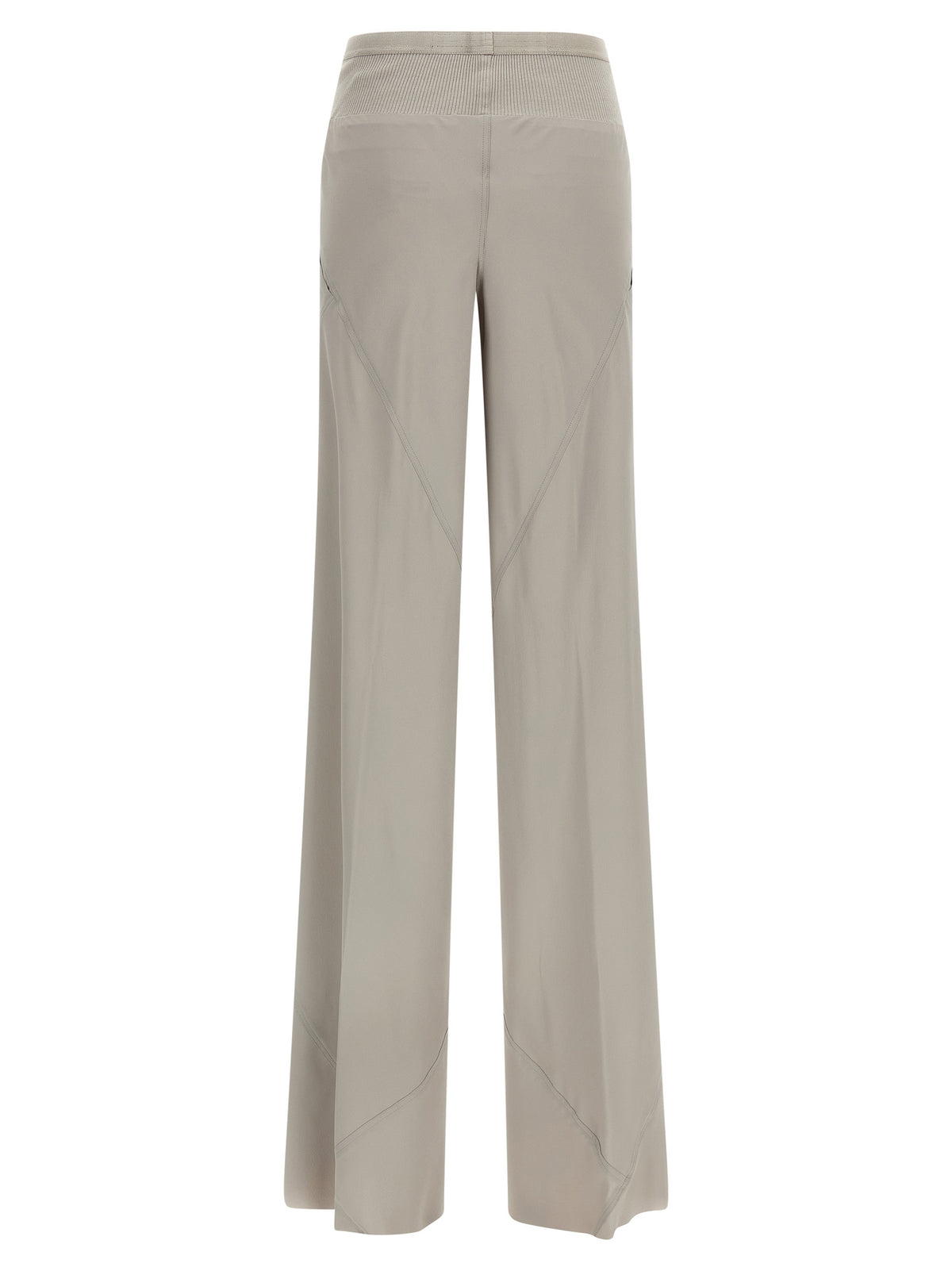 Rick Owens Gray Acetate Flared Pants