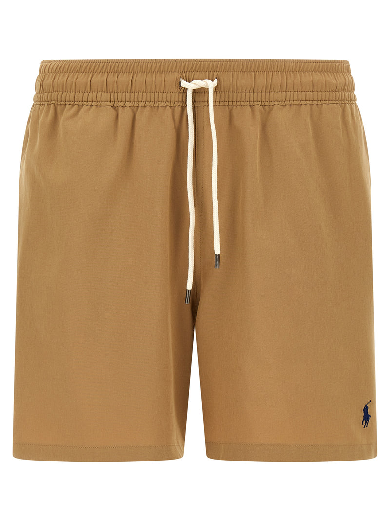 Shorts en polyester beige Polo Ralph Lauren