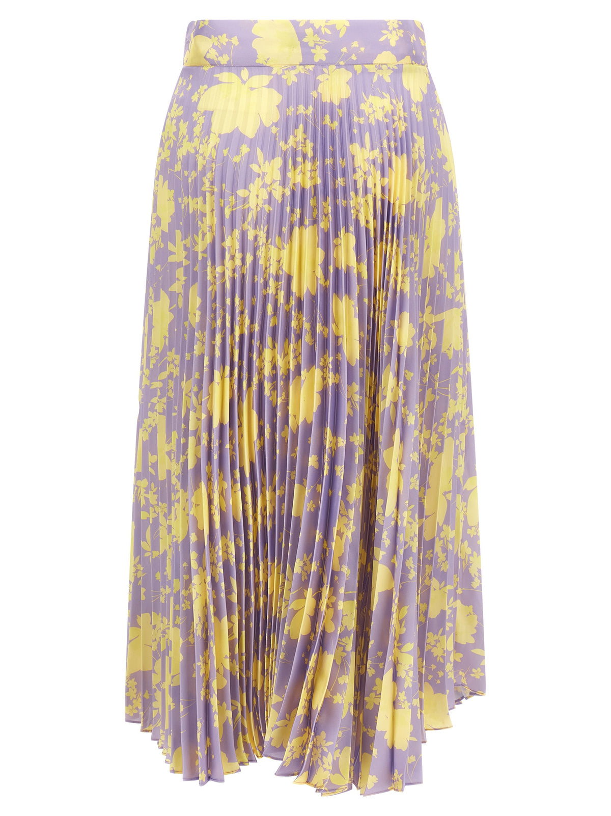 CATALINA Purple Recycled Polyester Midi Skirt