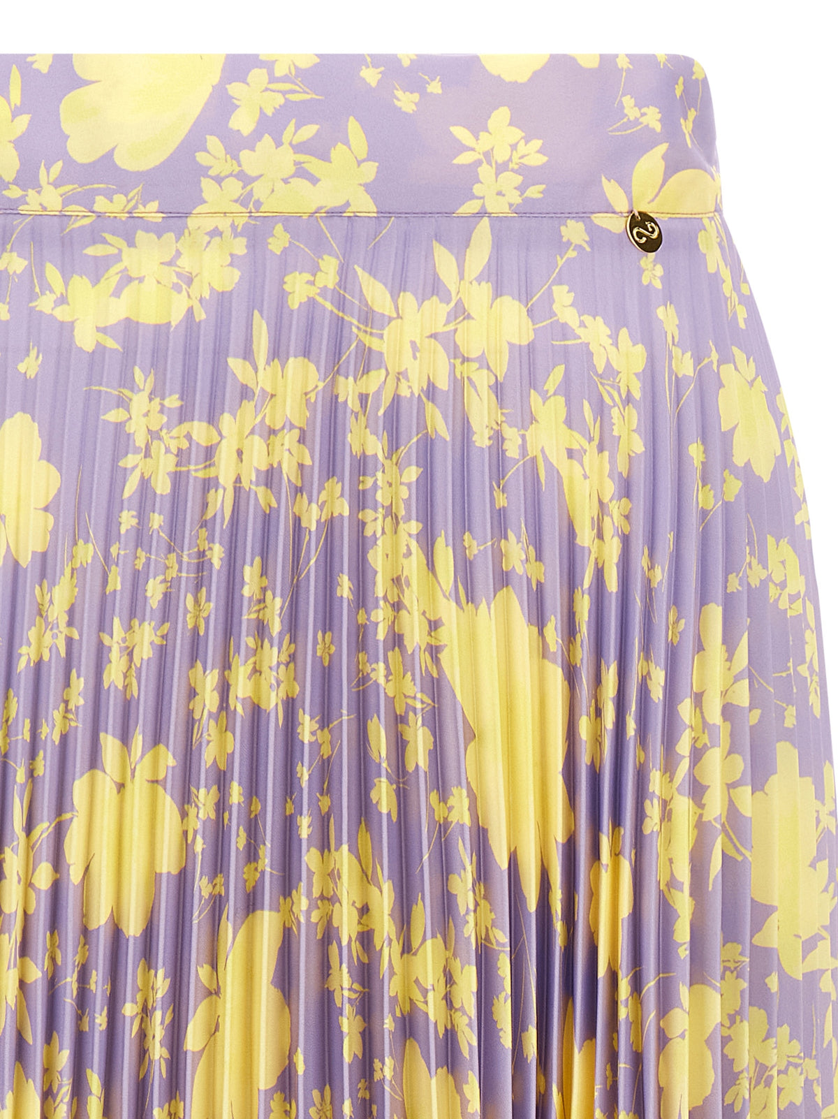 CATALINA Purple Recycled Polyester Midi Skirt