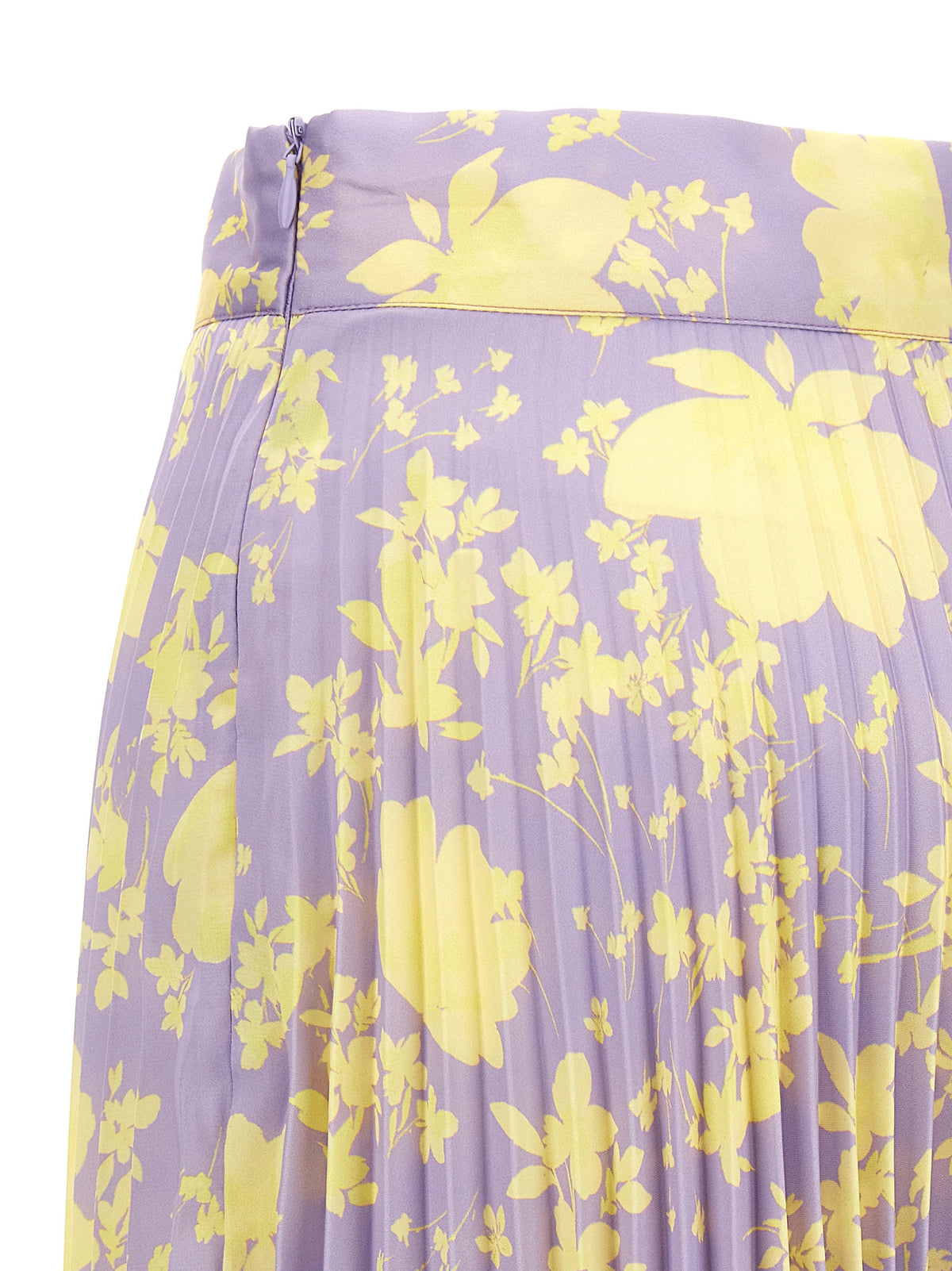 CATALINA Purple Recycled Polyester Midi Skirt
