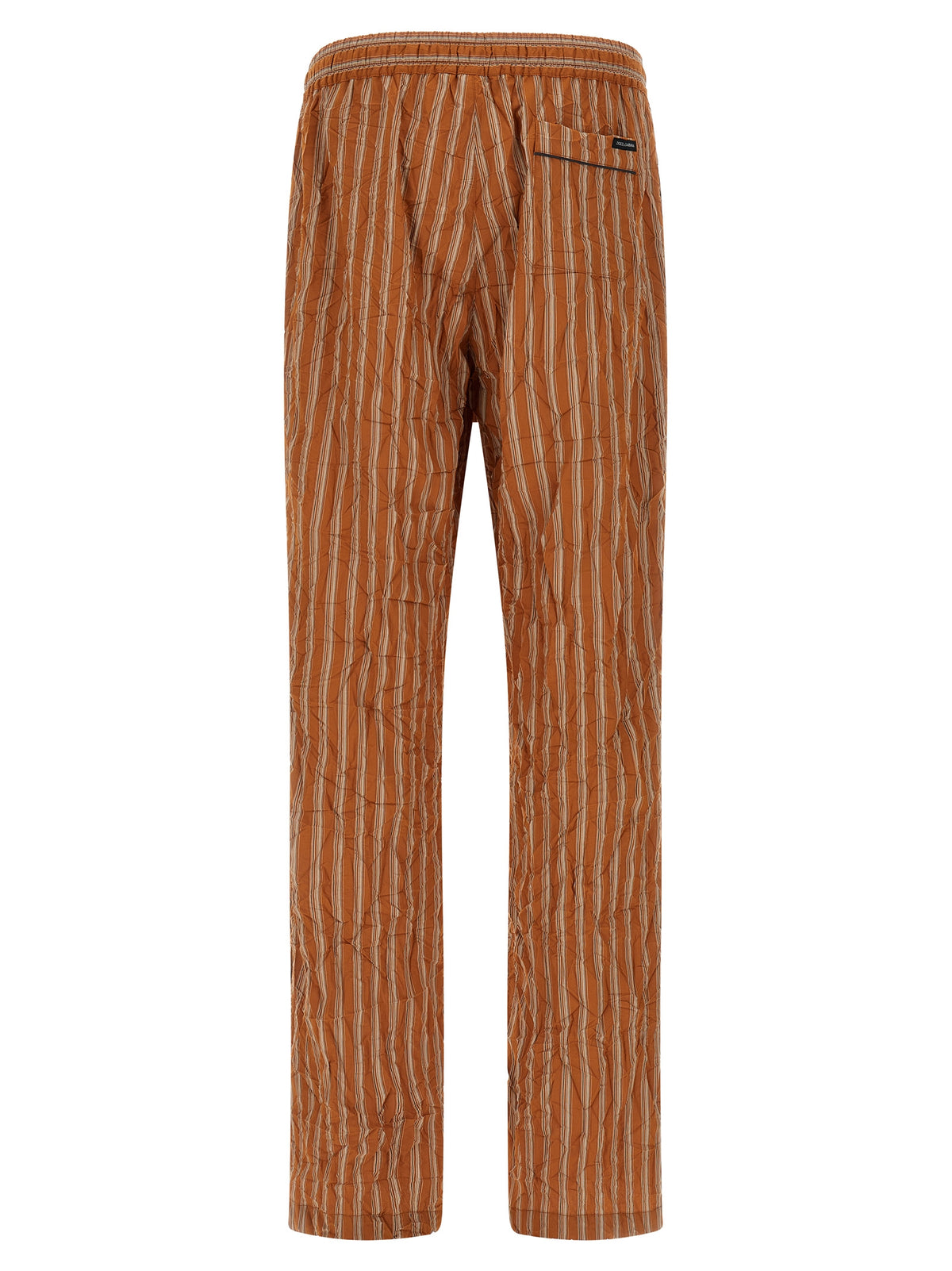 Dolce & Gabbana Vanity Brown Viscose Casual Pants for Men