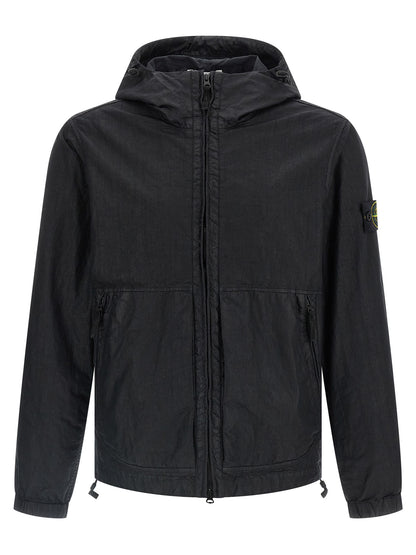 Stone Island Black Polyamide Shell Jacket