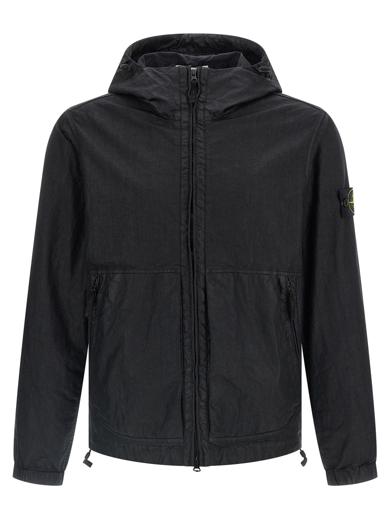 Stone Island Black Polyamide Shell Jacket